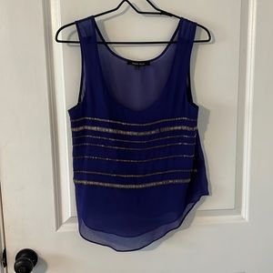 Sweet rain purple and gold top